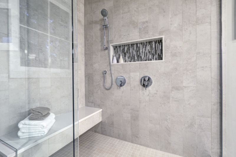 Elegant Shower with Modern Fixtures